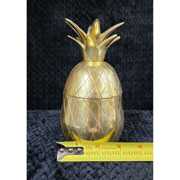 Pineapple Co. Brass Pineapple Tumbler – Made in India - Picture 8 of 9